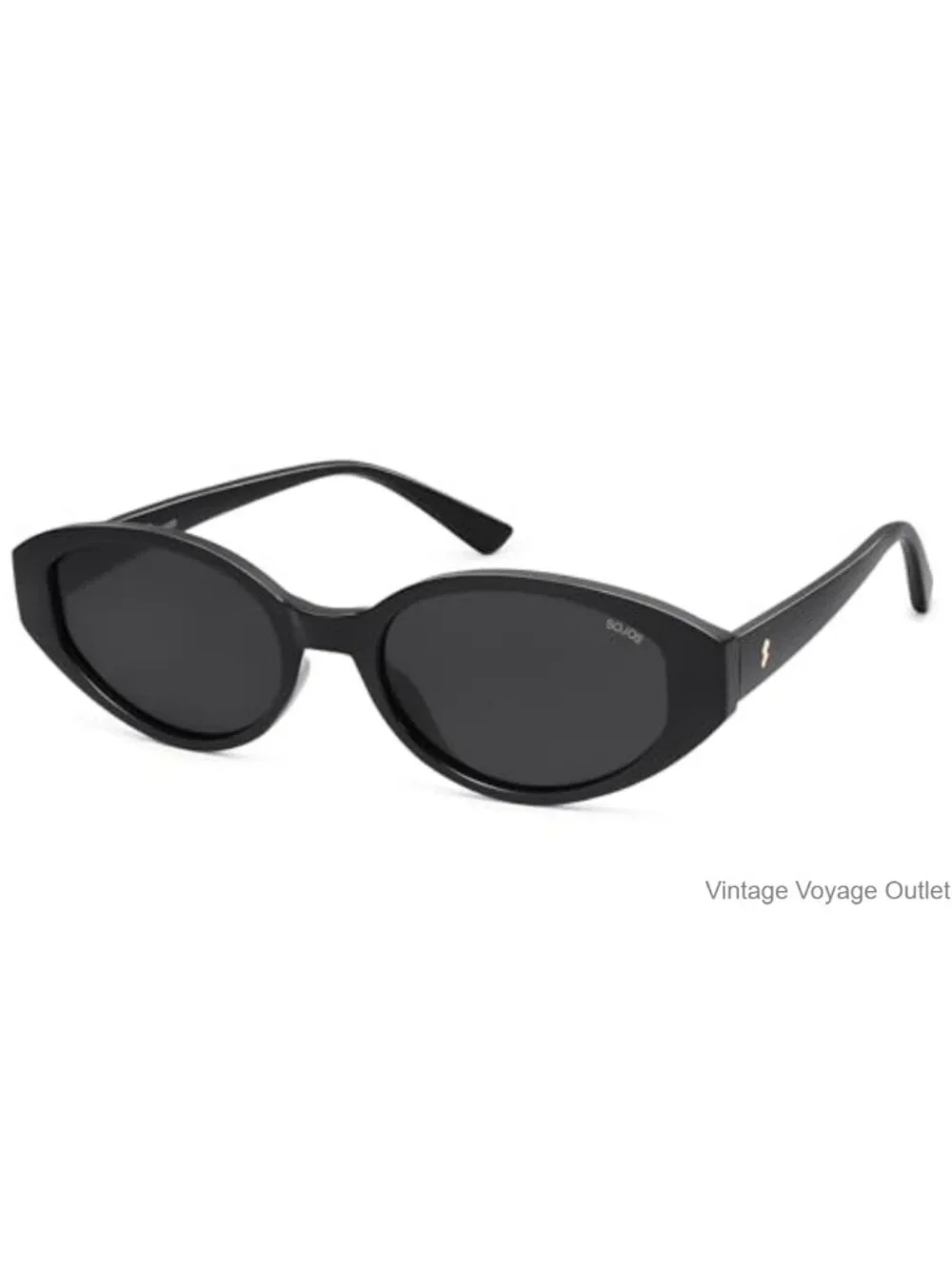 Retro Oval Cat Eye Sunglasses with Polarized UV400 Lenses